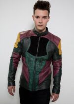 Mens Boba Fett Mandalorian Bounty Hunter Leather Jacket