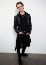 Mens Classic Black Leather Trench Coat United States