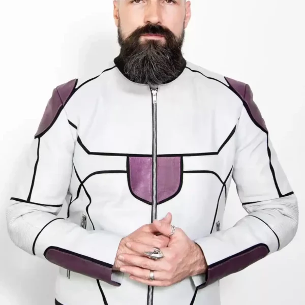 Mens Dragon Ball Z Frieza Final Form Leather Jacket