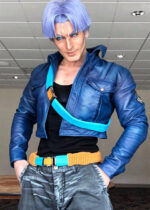 Mens Future Trunks Dragon Ball Leather Jacket
