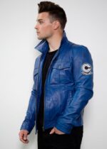 Mens Future Trunks Dragon Ball Leather Jacket USA