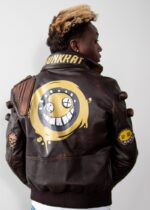 Mens Junkrat Steampunk Leather Jacket