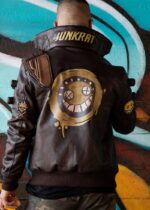 Mens Junkrat Steampunk Leather Jacket