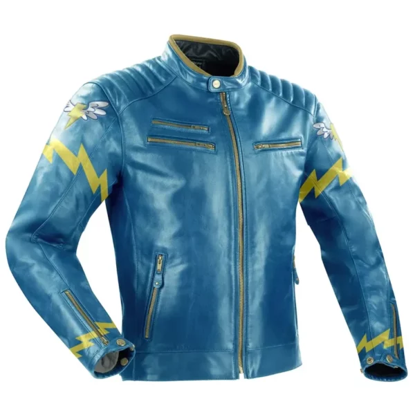 Mens My Little Pony Rainbow Dash Leather Jacket