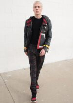 Mens Sora Kingdom Hearts Leather Jacket US