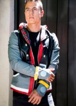 Mens Sora Kingdom Hearts Leather Jacket USA