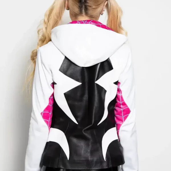 Spider Gwen Leather Jacket US