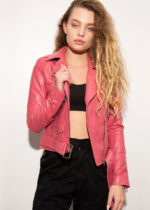 barbie doll leather jacket