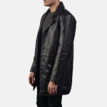 Classmith Black Leather Coat US