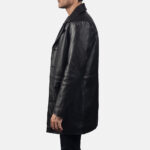 Classmith Black Leather Coat USA