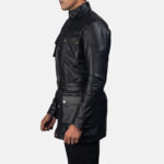 Dolf Black Leather Jacket USA