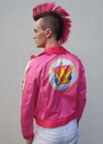 Mens Pink Racing Princess Bomber Jacket US