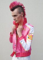 Mens Pink Racing Princess Bomber Jacket United States