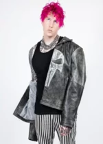 Mens Punisher Marvel Frank Castle Leather Jacket US