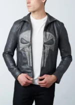 Mens Punisher Marvel Frank Castle Leather Jacket United States