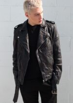 Mens Riverdale Serpents Leather Motorcycle Jacket US