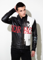 Mens Scarface Jeather Jacket