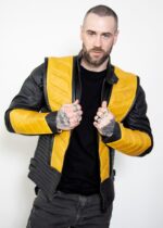 Mens Scorpion Mortal Kombat Ninja Jeather Jacket