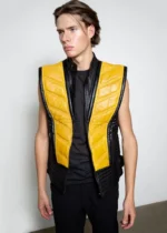 Mens Scorpion Mortal Kombat Ninja Jeather Jacket