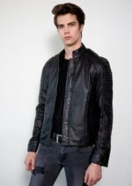 Mens Skywalker Black Rebel Pilot X Wing Leather Jacket