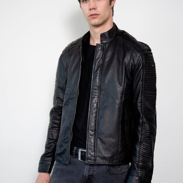 Mens Skywalker Black Rebel Pilot X Wing Leather Jacket