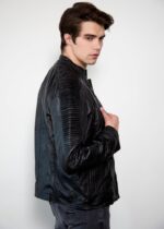 Mens Skywalker Black Rebel Pilot X Wing Leather Jacket US