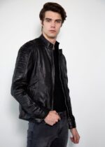 Mens Skywalker Black Rebel Pilot X Wing Leather Jacket USA