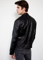 Mens Skywalker Black Rebel Pilot X Wing Leather Jacket United States