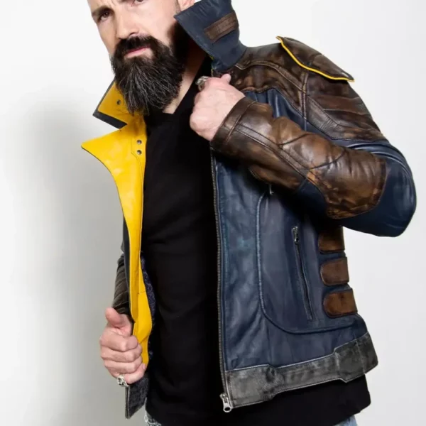 Mens Zane Vault Hunter Borderlands Leather Jacket