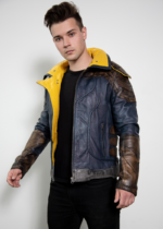 Mens Zane Vault Hunter Borderlands Leather Jacket US