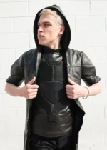 Overwatch Reaper Leather Coat Cloak Cosplay Costume USA