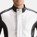 Black and White Leather Jacket