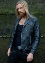 Tunnel Snakes Rule Fallout Leather Motorcycle Jacket