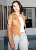 Womens Attack on Titan Scout Regiment Leather Jacket USA