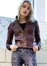 Womens Guardians Of The Galaxy Leather Jacket Red
