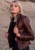 Womens Guardians Of The Galaxy Leather Jacket Red United States