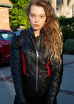 Womens Overwatch Soldier 76 Jet Leather Jacket Black US