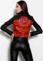 Womens Shippuden Naruto Uzumaki Leather Jacket USA