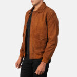 Coffmen Brown Suede A2 Bomber Jacket USA