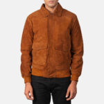 Coffmen Brown Suede A2 Bomber Jacket United States