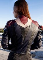 Womens Captain Marvel Leather Jacket US