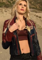 Womens Captain Marvel Leather Jacket