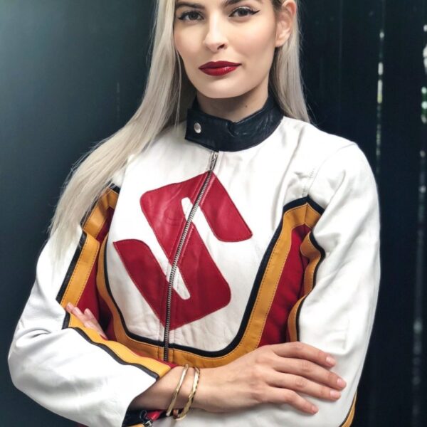 Womens Kate Libby AKA Acid Burn Movie Leather Jacket