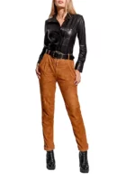 LA Nuit Recycled Leather Blouse USA