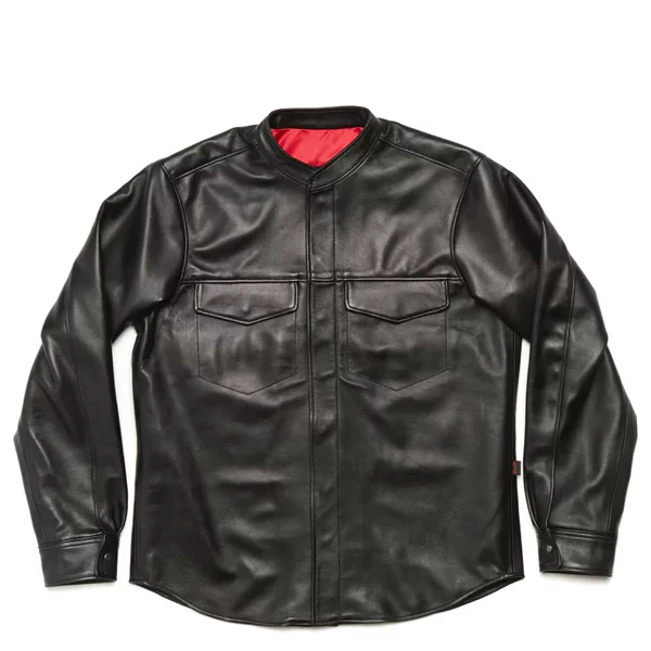 Long Leather Shirt