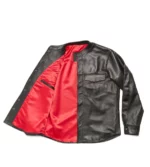 Long Leather Shirt US