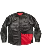 Long Leather Shirt United States