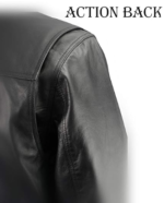 Mens Black Leather Shirt United States