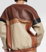 Patchwork Leather Blouse USA