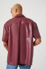 Pleather Shirt Men USA